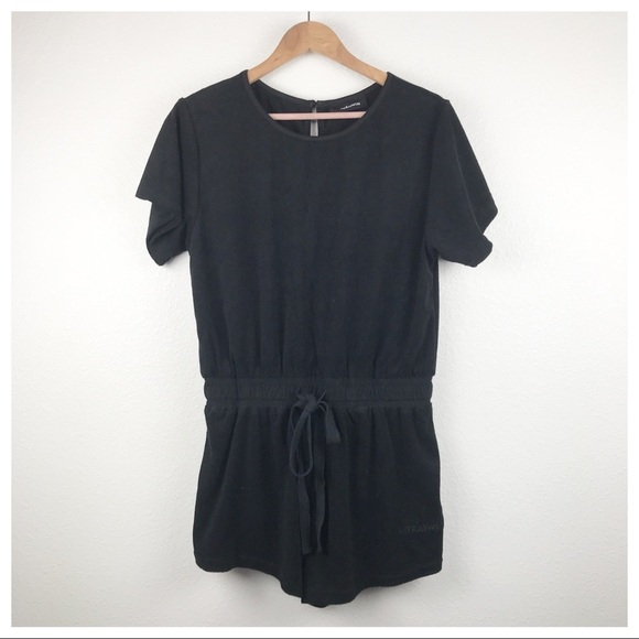NWT MyraSwim Rowe‎ Romper in Black Size Small - Picture 1 of 9